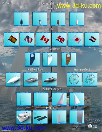 3D打印模型PW Sail Boat的图片