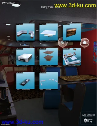 3D打印模型PW Sail Boat的图片
