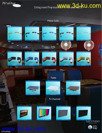 3D打印模型PW Sail Boat的图片
