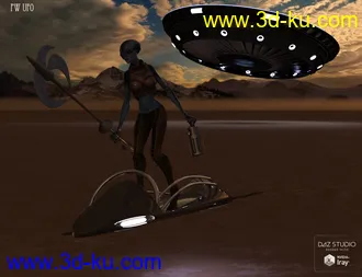 3D打印模型PW UFO Abduction Class的图片