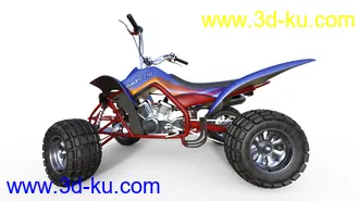 3D打印模型Quad Bike 250cc的图片