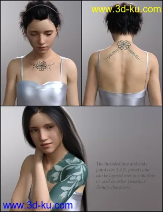3D打印模型QX Equua for Genesis 8 Female Centaur的图片