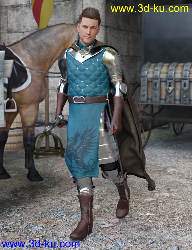 Regal Protector for Genesis 8 Male(s)模型的图片2