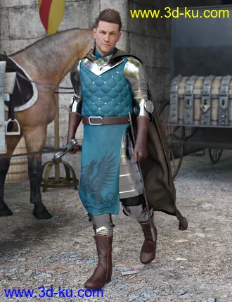 3D打印模型Regal Protector for Genesis 8 Male(s)的图片