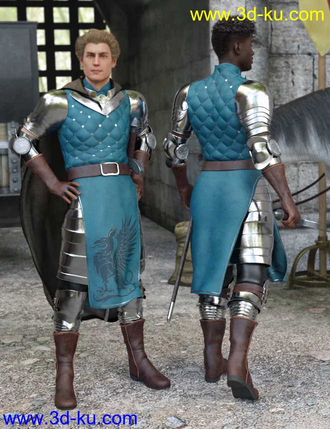 Regal Protector for Genesis 8 Male(s)模型的图片4