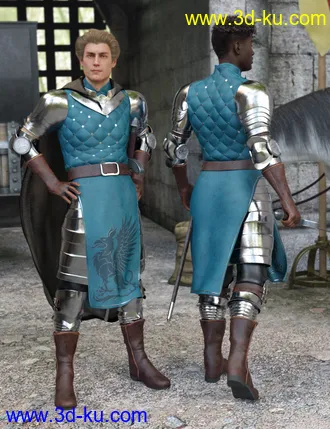 3D打印模型Regal Protector for Genesis 8 Male(s)的图片