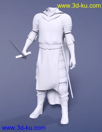 3D打印模型Regal Protector for Genesis 8 Male(s)的图片