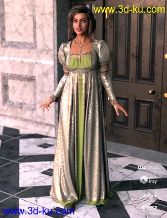 3D打印模型Renaissance Dress - Milady的图片
