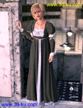 3D打印模型Renaissance Dress - Milady的图片