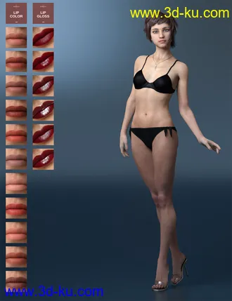 3D打印模型Rita HD For Genesis 8 Female的图片