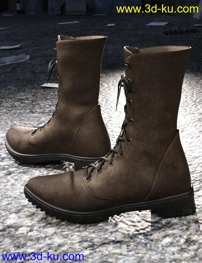 Rocker Boots for Genesis 8 Male(s)模型的图片1