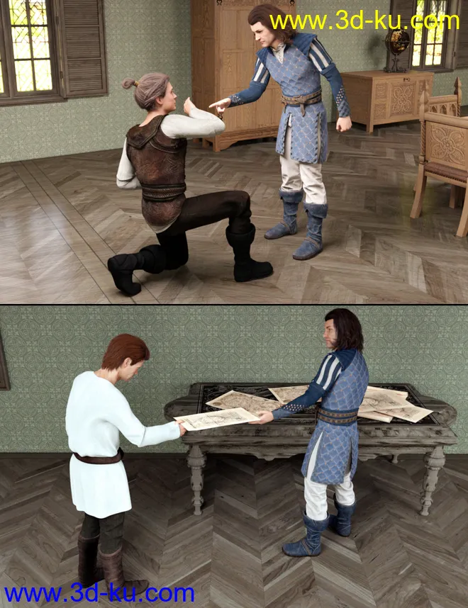 Royal Overtime for Genesis 8 Male模型的图片2