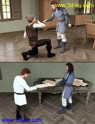 3D打印模型Royal Overtime for Genesis 8 Male的图片