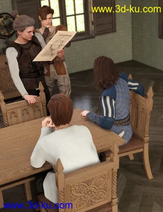 3D打印模型Royal Overtime for Genesis 8 Male的图片