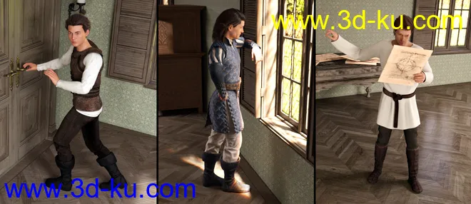 Royal Overtime for Genesis 8 Male模型的图片5