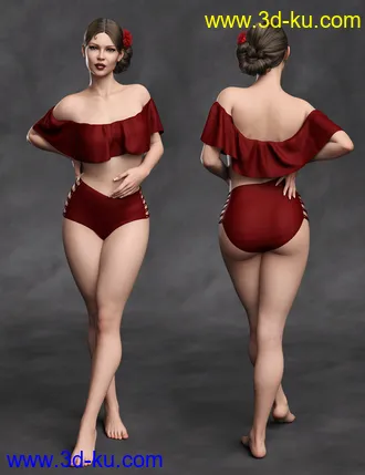 3D打印模型Rozy HD for Genesis 8 Female的图片