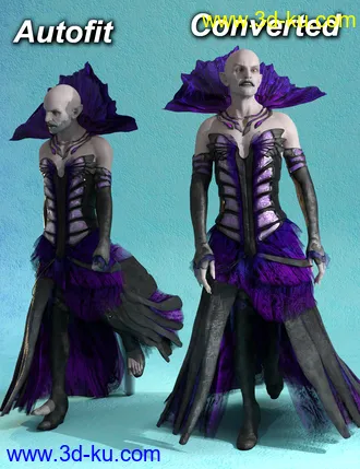 3D打印模型RSSY Cross Gender Clothes Genesis 8的图片