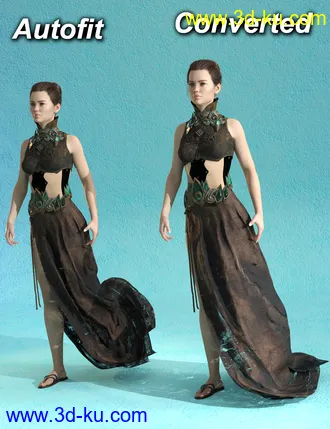 3D打印模型RSSY Cross Gender Clothes Genesis 8的图片