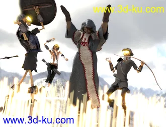 3D打印模型RSSY Cross Gender Clothes Genesis 8的图片