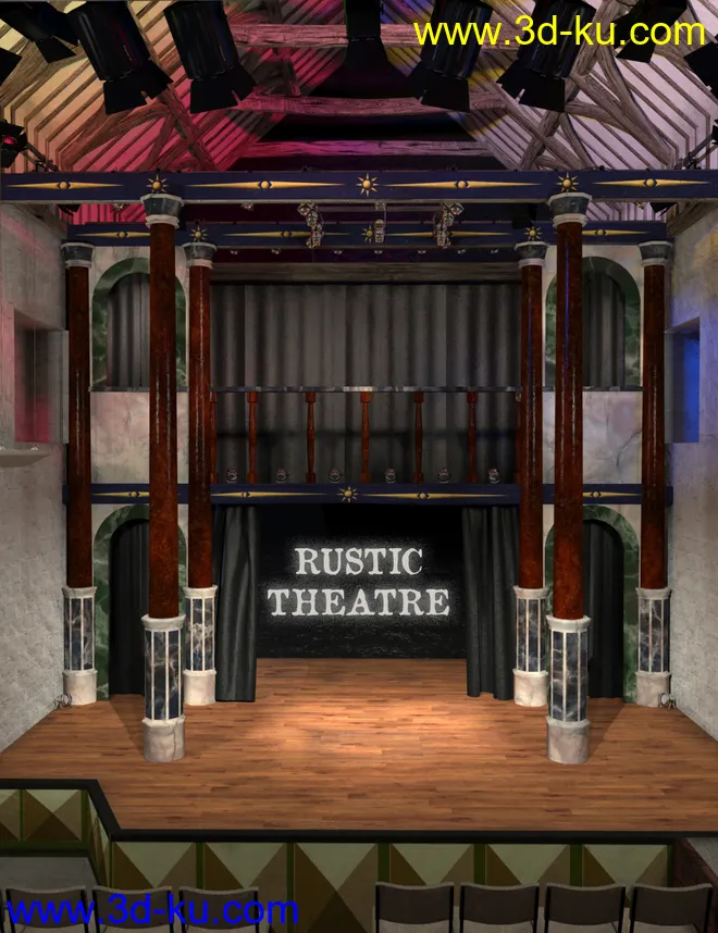 Rustic Theatre模型的图片1