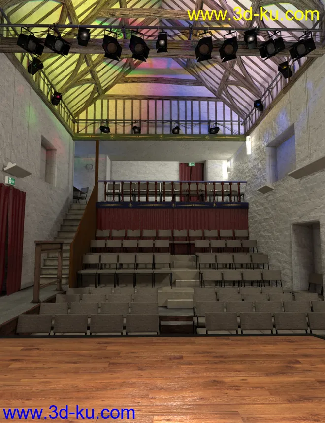 Rustic Theatre模型的图片2