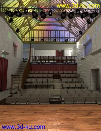 3D打印模型Rustic Theatre的图片