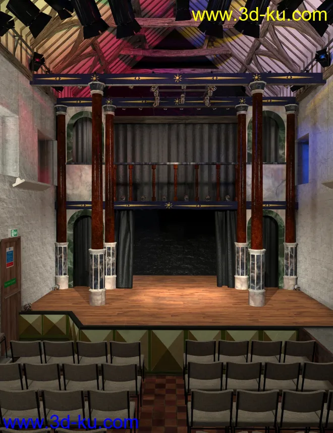 Rustic Theatre模型的图片3