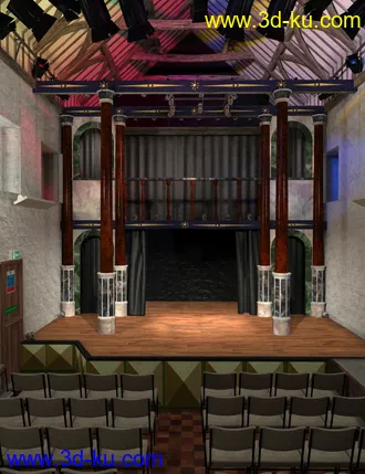 3D打印模型Rustic Theatre的图片
