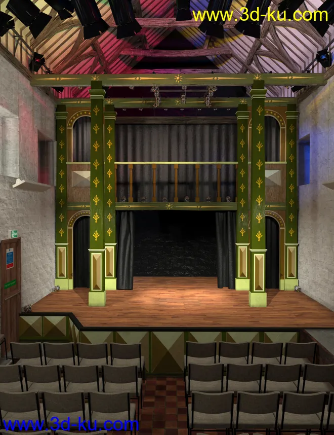 Rustic Theatre模型的图片4