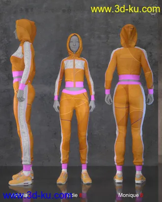 3D打印模型S.de.Sweat Pack For Genesis 8 Females的图片