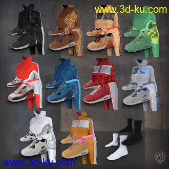 3D打印模型S.de.Sweat Pack For Genesis 8 Females的图片