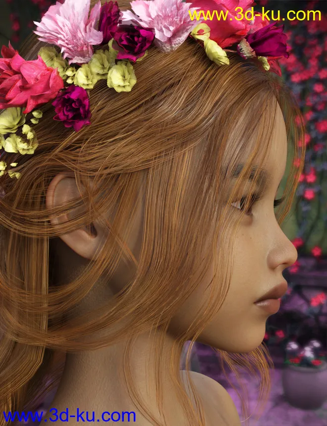 Sari For Genesis 8 Female模型的图片5