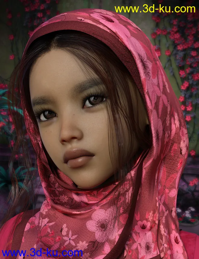 Sari For Genesis 8 Female模型的图片12