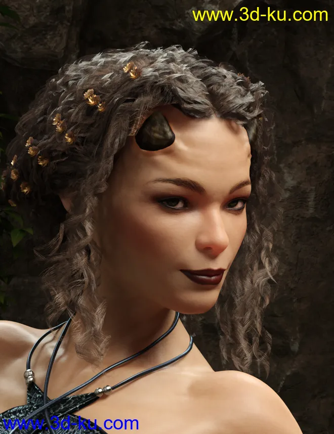 Satyr with dForce Hair for Genesis 8 Female模型的图片4