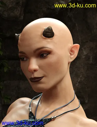 3D打印模型Satyr with dForce Hair for Genesis 8 Female的图片