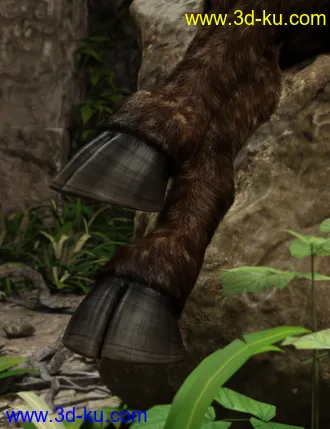 3D打印模型Satyr with dForce Hair for Genesis 8 Male的图片