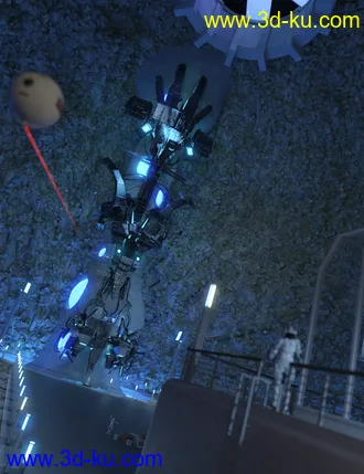 3D打印模型SC20 Cave 01. with Alien Artifact的图片