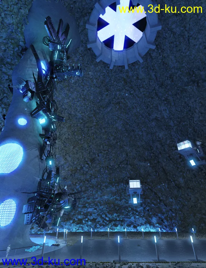 SC20 Cave 01. with Alien Artifact模型的图片4