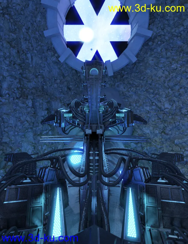 SC20 Cave 01. with Alien Artifact模型的图片6