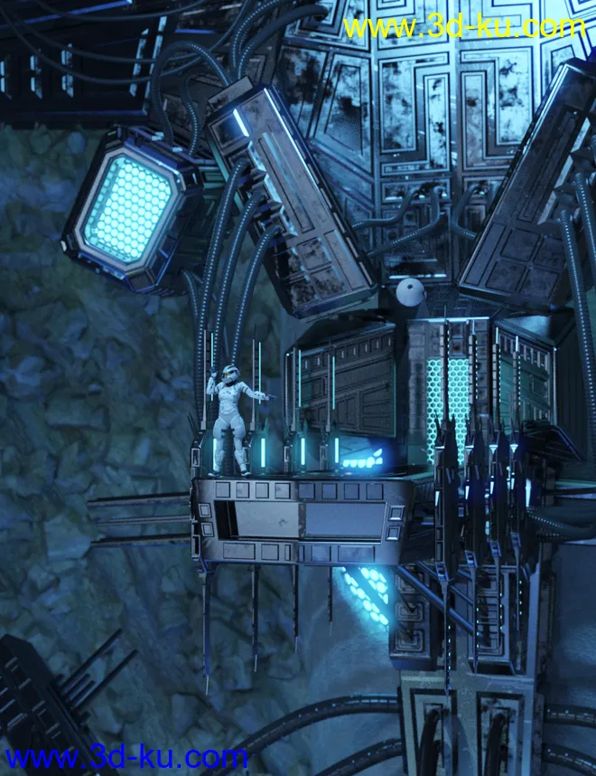 SC20 Cave 01. with Alien Artifact模型的图片7
