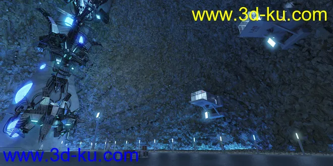 SC20 Cave 01. with Alien Artifact模型的图片11