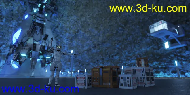 SC20 Cave 01. with Alien Artifact模型的图片12