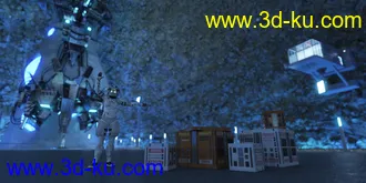 3D打印模型SC20 Cave 01. with Alien Artifact的图片