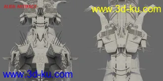 3D打印模型SC20 Cave 01. with Alien Artifact的图片