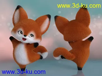 3D打印模型Scamp The Fox - Plushies 2.0的图片