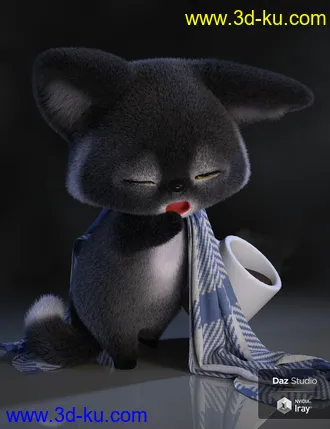 3D打印模型Scamp The Fox - Plushies 2.0的图片