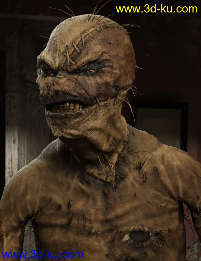 Scarecrow for Genesis 8 Male模型的图片4