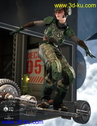 3D打印模型Sci-Fi Battle Outfit Textures的图片