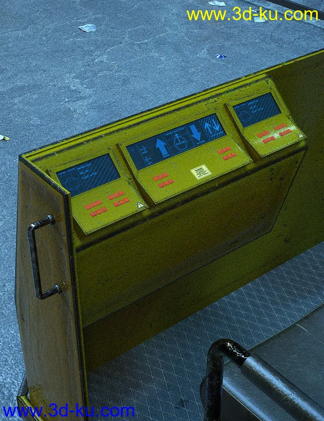 Sci-Fi Hover Cart模型的图片4