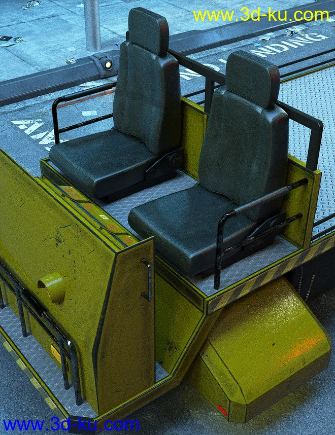 Sci-Fi Hover Cart模型的图片5